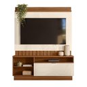 Ver imagem 1 de Estante Home Diamantina 784 Amendoa/off White