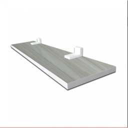 Prateleira Linha Furta Cor Em Mdf Com Borda De Pvc Branco 25x15 Cm - 2