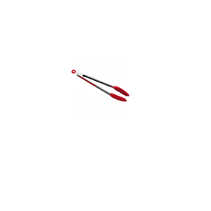 Pegador De Inox / Silicone Redondo Vermelho 31cm