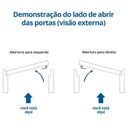 Ver imagem 5 de Kit Porta de Madeira Vitrô Direita 213CMX110CMX12CM PE28 Esel Marrom