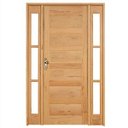 Ver imagem 1 de Kit Porta de Madeira Pe28 Paris 2 Vitrôs Esel 213 x 146 x 12cm