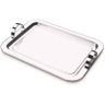 Bandeja Retangular 28 X 42 Cm com Alça Forma Inox - 1