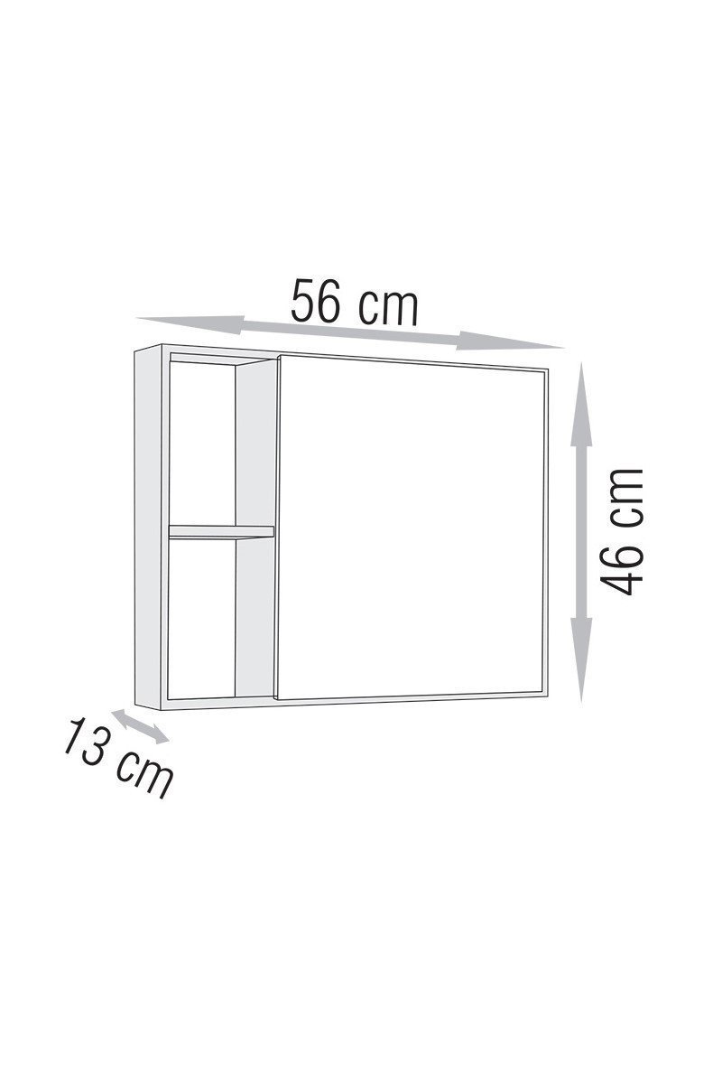 Espelheira Stillo 56cm - 3