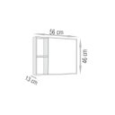 Ver imagem 3 de Espelheira Stillo 56cm