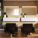 Ver imagem 4 de Kit 2 Escrivaninhas Mesa Penteadeira Suspensa Parede Gaveta Porta Maquiagem Bancada Organizadora Mdf