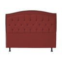 Ver imagem 1 de Cabeceira King 195 Cm para Cama Box Diana Suede Vermelho - Fina Mobília