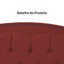 Ver imagem 3 de Cabeceira King 195 Cm para Cama Box Diana Suede Vermelho - Fina Mobília