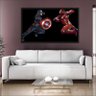 Quadro Os Vingadores Homem De Ferro Vs Capitão América - 4