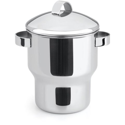 Cuscuzeira Pequena com Alças Inox 1,3 Litros