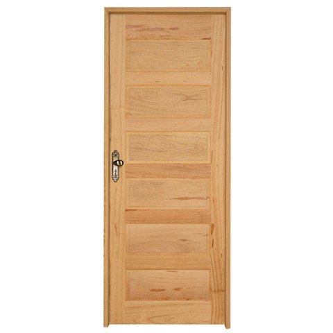 Kit Porta de Madeira Direita 213cmx84,5cmx12cm Pe28 Esel