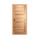 Ver imagem 2 de Kit Porta de Madeira Direita 213cmx84,5cmx12cm Pe28 Esel