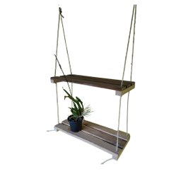Jardim Vertical 2 andares Prateleira Suspensa - 3