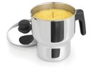 Ver imagem 1 de Cuscuzeira Fervedor Pequena 1,3 Litros Aço Inox