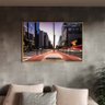 Quadro Decorativo Tela Canvas Urbanismo Av Paulista com Moldura Dourada - 100x70 Cm - 1
