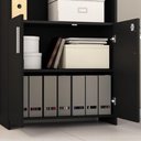 Ver imagem 5 de Armário Para Escritório Office Preto Notável Móveis Preto