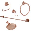 Ver imagem 1 de Kit Acessórios Para Banheiro 100% Metal Rose 5 Peças