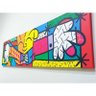 Quadro Romero Britto O Abraço The Hug Tela Canvas Sala - 3