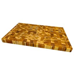 Tabua Carne Churrasco / Prancha Corte Teca 58,5cm X 38cm - 3