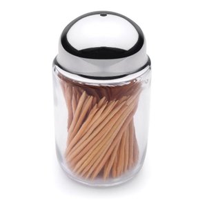 Paliteiro Clássico Vidro e Aço Inox