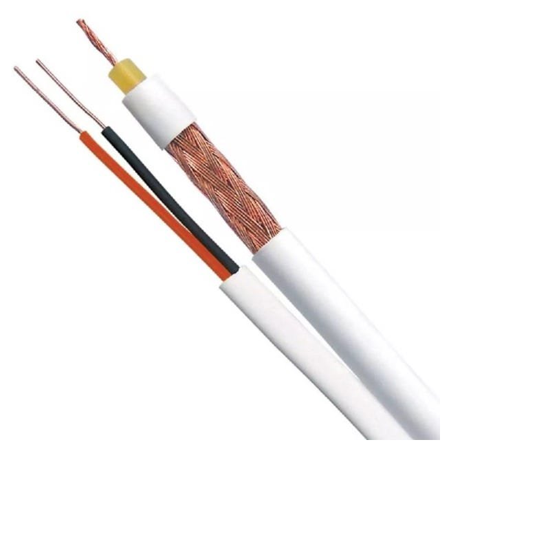 Cabo Coaxial Bipolar  4Mm com 80 de Malha - Condutti 100Mt - 1