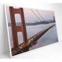 Ver imagem 2 de Quadro Ponte Golden Gate Neblina 60x40 Cm Vidro Impresso