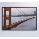Ver imagem 7 de Quadro Ponte Golden Gate Neblina 60x40 Cm Vidro Impresso
