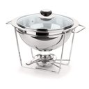 Ver imagem 1 de Panela Com Rechaud 3 Litros Com 4 Peças Todo De Aço Inox