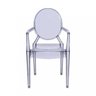 Cadeira Empilhavel Acrílica com Braço - 2