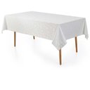 Ver imagem 2 de Toalha de Mesa Retangular 165x220cm Easy Wash Victória - Karsten Branca