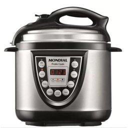 Panela Elétrica de Pressão Mondial Pratic COOK 4L 220V INOX - 1