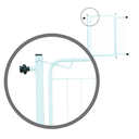 Ver imagem 7 de Portão Segurança Pet Grade Proteção 75cm Cães Bebês Gudim Portão Pet