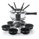 Ver imagem 1 de Fondue Conjunto Completo Viena - Panela Inox 17 Peças
