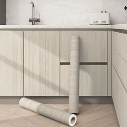 Papel de Parede Adesivo Lavavel 3d Madeira Freijó Branca 500x60cm - 6