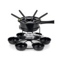 Ver imagem 2 de Aparelho de Fondue Giratório Viena Carroussel 16 Peças com Queimador Forma Preto