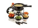 Ver imagem 1 de Aparelho de Fondue Giratório Viena Carroussel 16 Peças com Queimador Forma Preto