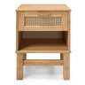 Mesa de Cabeceira Rattan com Gaveta e Nicho - 1