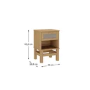 Ver imagem 5 de Mesa de Cabeceira Rattan com Gaveta e Nicho