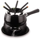 Ver imagem 1 de Aparelho de Fondue Panela preta 11 peças Forma 1998e