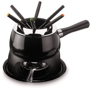 Aparelho de Fondue Panela preta 11 peças Forma 1998e