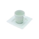 Ver imagem 4 de Jogo 6 Xícaras 90ml Para Café De Porcelana Super Resistente Heart Verde Lyor - L8221