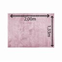 Ver imagem 4 de Tapete para Quarto ,sala ,escritório 1,33 X 2,00 Pelo Macio.:rosa