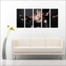 Quadro Decorativo Fitness Academias Mosaico 5 Peças G10 - 4