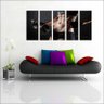 Quadro Decorativo Fitness Academias Mosaico 5 Peças G10 - 2