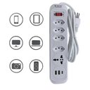Ver imagem 2 de Filtro de Linha 4 Tomadas 2p+t - Usb e Type C - B-max