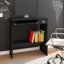 Ver imagem 2 de Mesa para Computador 1 Gaveta Preto 1810 AJL Móveis