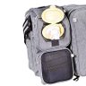 Bolsa Maternidade Ella Baby com Trocador berço - Cinza - 8