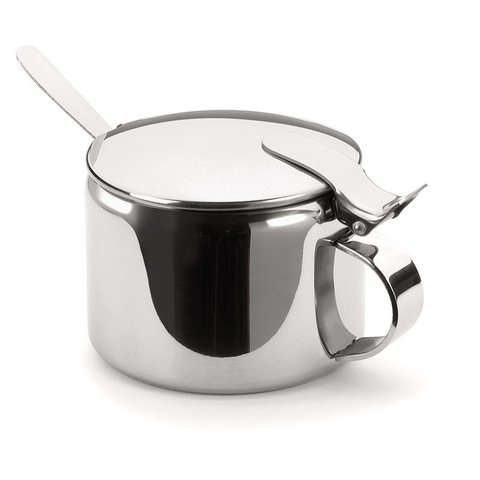 Açucareiro em Aço Inox com Colher 250 Gramas Cozinha