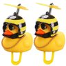 Pato Patinho Malandro Enfeite Guidao Bike Moto Sino Buzina Kit 2 Uni Sinalizaçao Oculos Cordao Capac - 1