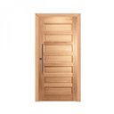 Ver imagem 2 de Kit Porta de Madeira Pivotante Frisada Direita 214cmx107cmx12cm Pe28 Esel