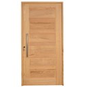 Ver imagem 1 de Kit Porta de Madeira Pivotante Frisada 214cmx107cmx12cm Pe28 Esel Abertura Direita